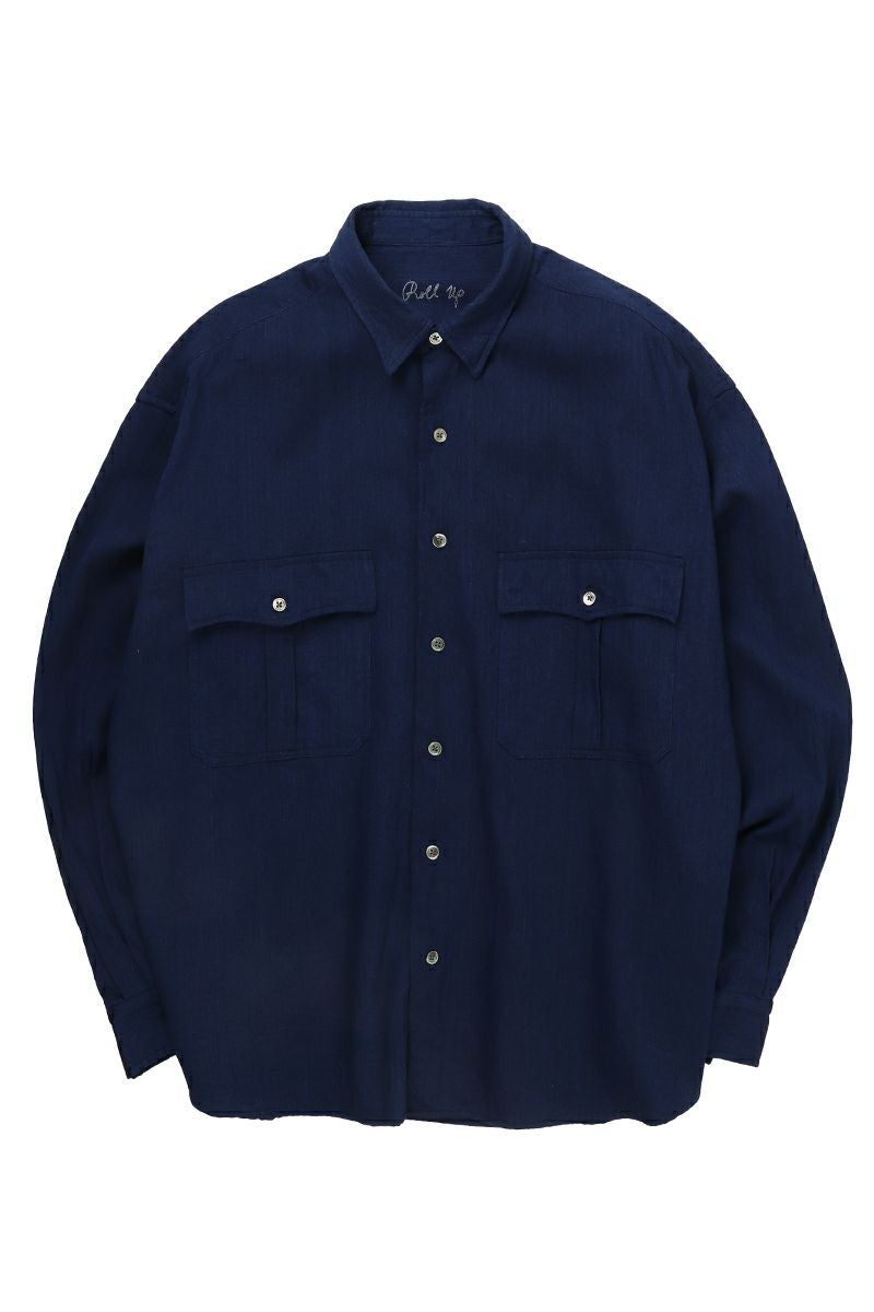 Porter Classic(ポータークラシック)ROLL UP VINTAGE GAUZE SHIRT ロールアップヴィンテージガーゼシャツ PC-016-2210 -1