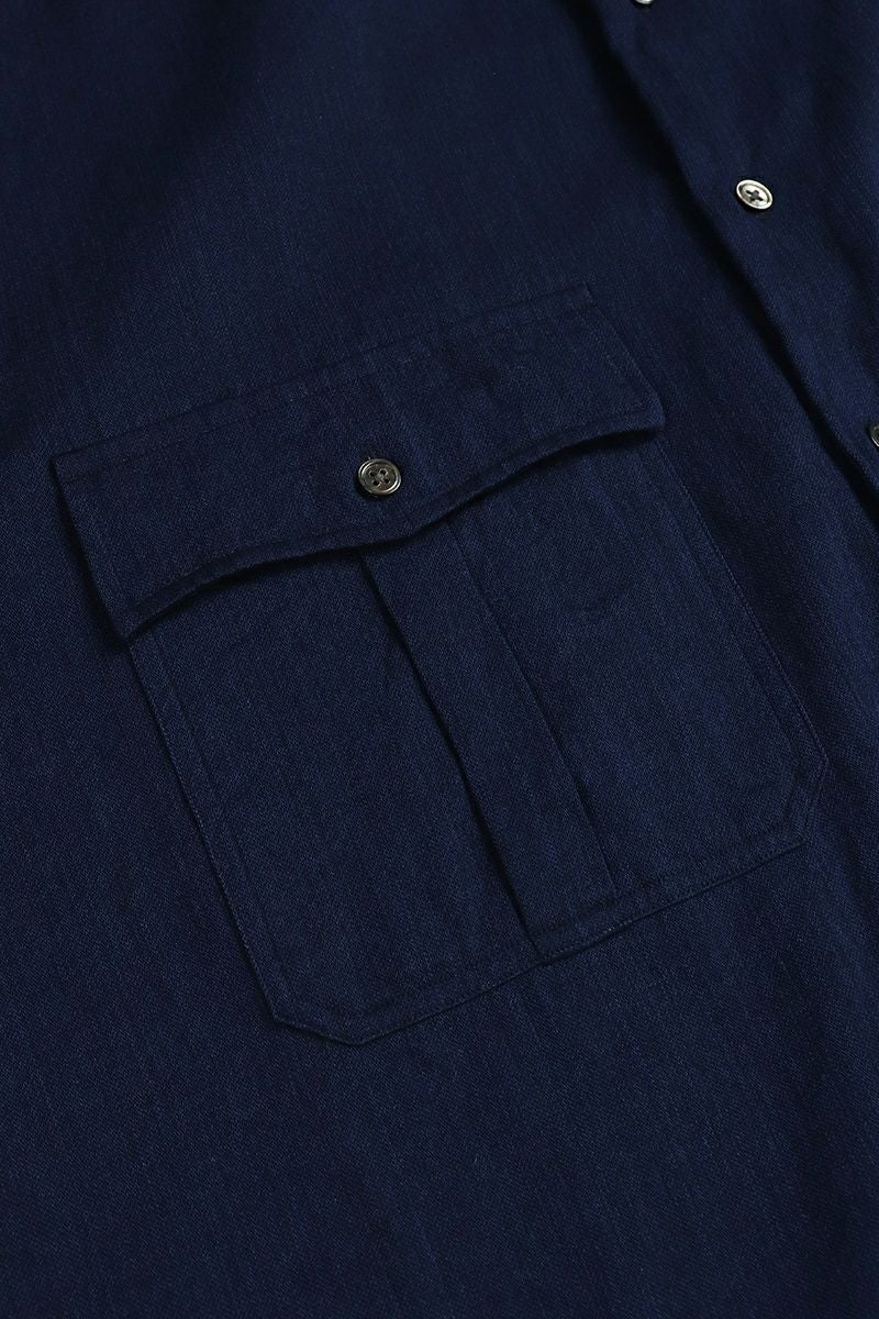 Porter Classic(ポータークラシック)ROLL UP VINTAGE GAUZE SHIRT ロールアップヴィンテージガーゼシャツ PC-016-2210 -4