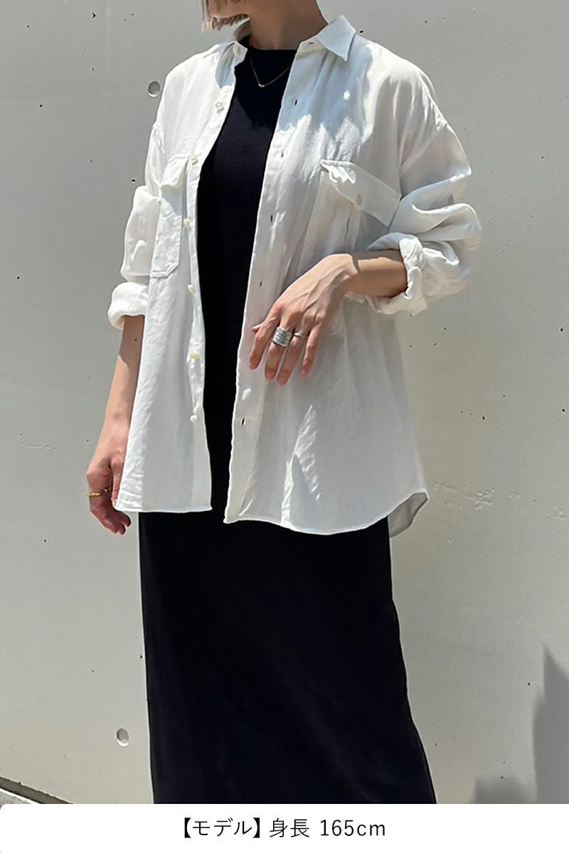 Porter Classic(ポータークラシック)ROLL UP VINTAGE GAUZE SHIRT ロールアップヴィンテージガーゼシャツ PC-016-2210 -14