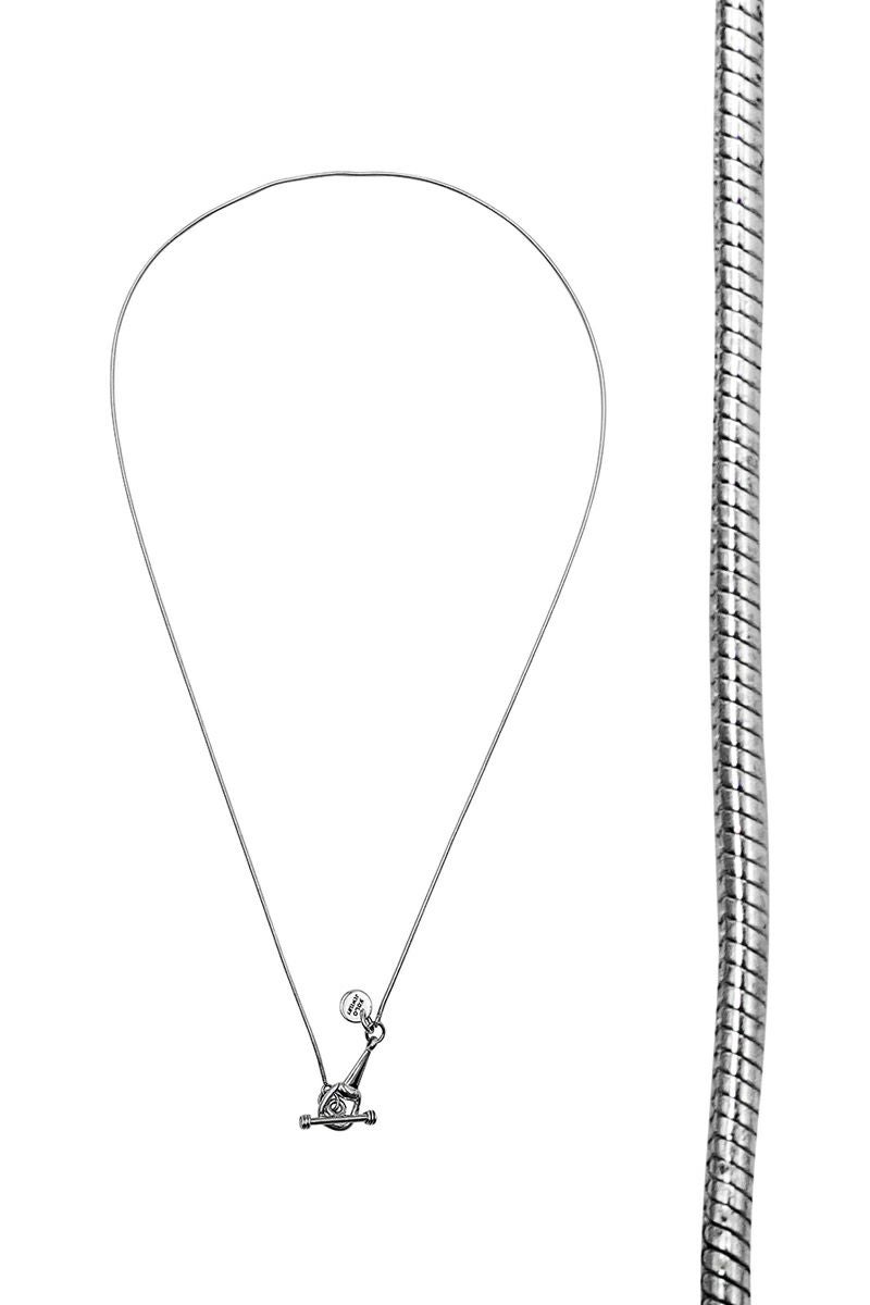 XOLO(ショロ)Snake Link Necklace with Horse Bit スネーク リンク ネックレス ホースビット XON020