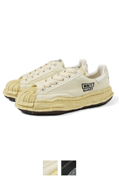 Maison MIHARA YASUHIRO(メゾン ミハラヤスヒロ)BLAKEY/original sole over dyed canvas Low-Top sneaker ブレイキー オリジナルソール オーバーダイ キャンバスローカットスニーカー A11FW716