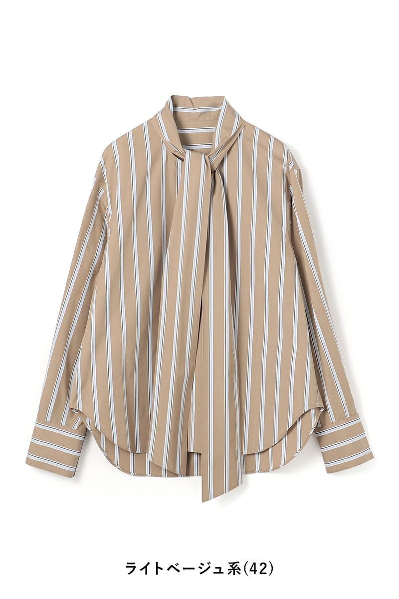 MACPHEE(マカフィー)ファインブロード ボウタイブラウス 12013401203 -8