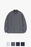 Graphpaper(グラフペーパー)L/S Mock Neck Tee GU233-70109B