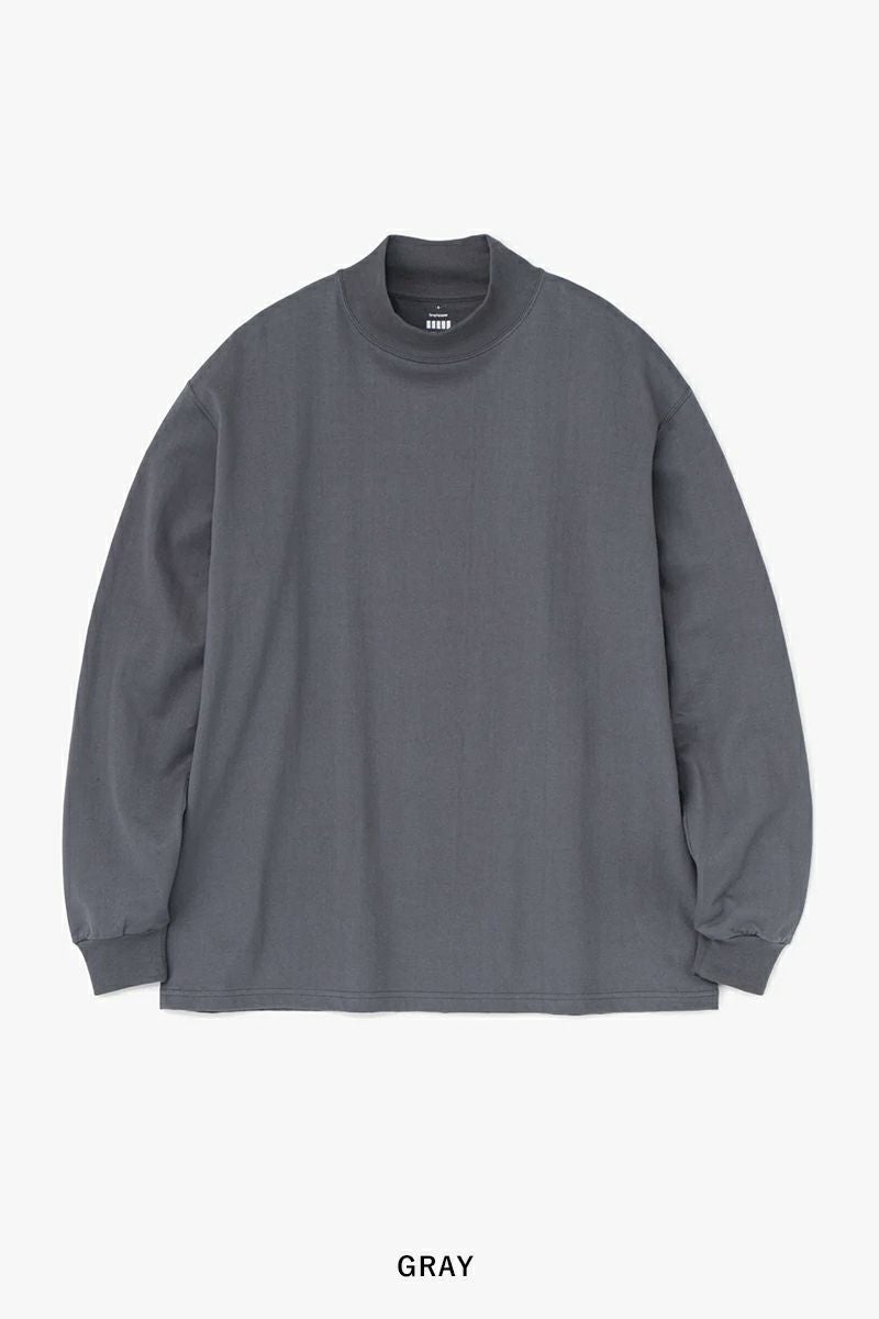 Graphpaper(グラフペーパー)L/S Mock Neck Tee GU233-70109B -9