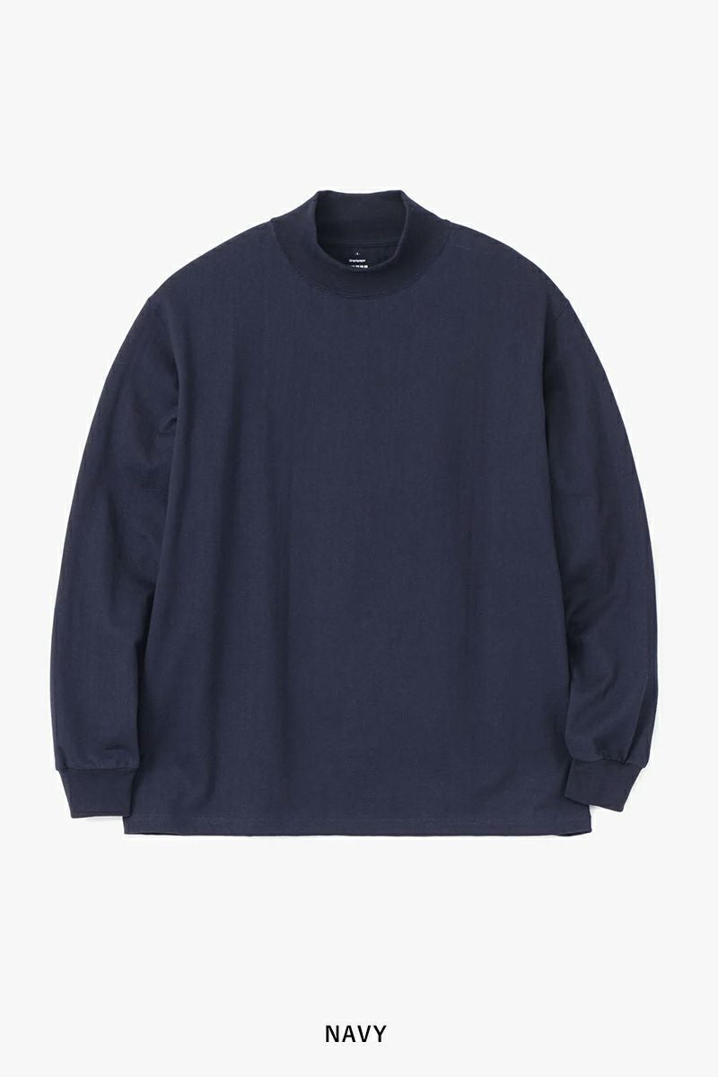 Graphpaper(グラフペーパー)L/S Mock Neck Tee GU233-70109B -10