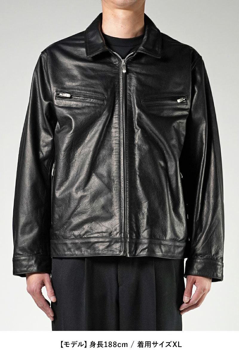 porter classic ライダースジャケット　専用出品 PORTER CLASSIC(ポータークラシック) PC RIDERS JACKET W/LOVE & PEACE