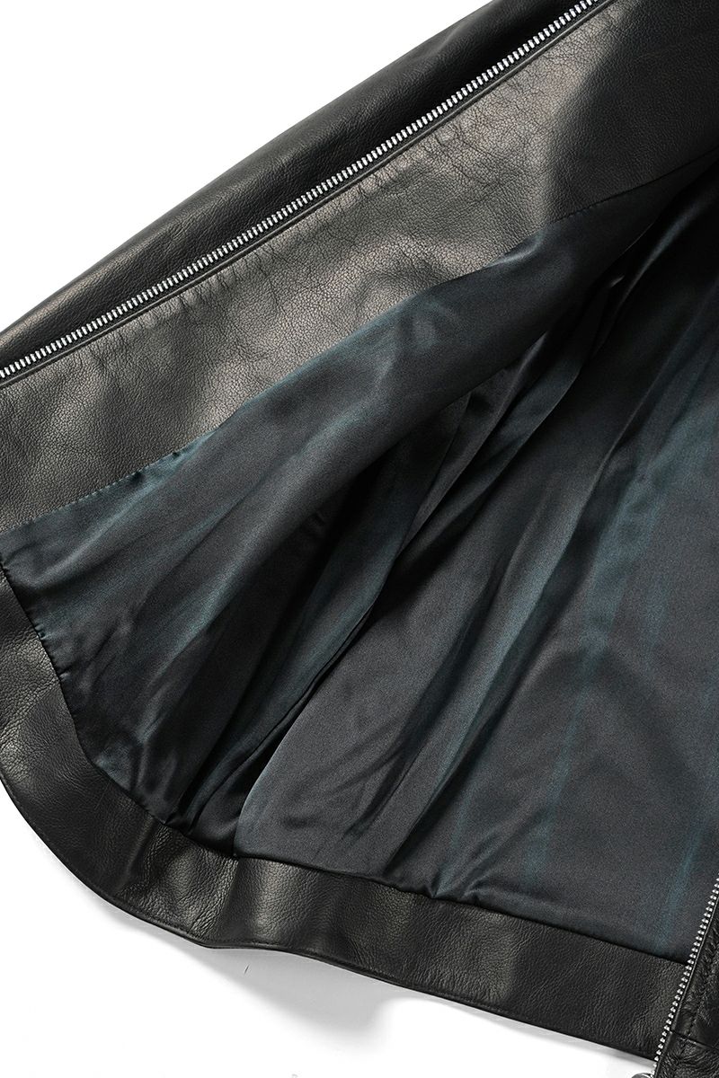 Porter Classic(ポータークラシック)シングルライダースジャケット W/ラブ&ピース シルバー PC SINGLE RIDERS JACKET W/LOVE&PIECE SILVER PC-017-2413 -14