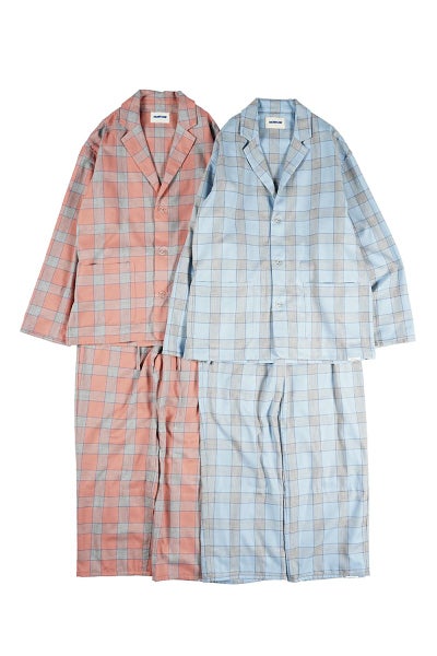 NOWHAW(ノウハウ)day pajama / #cotton_twill_check デイ パジャマ コットンツイルチェック P-S491-H