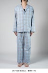 NOWHAW(ノウハウ)day pajama / #cotton_twill_check デイ パジャマ コットンツイルチェック P-S491-H -9