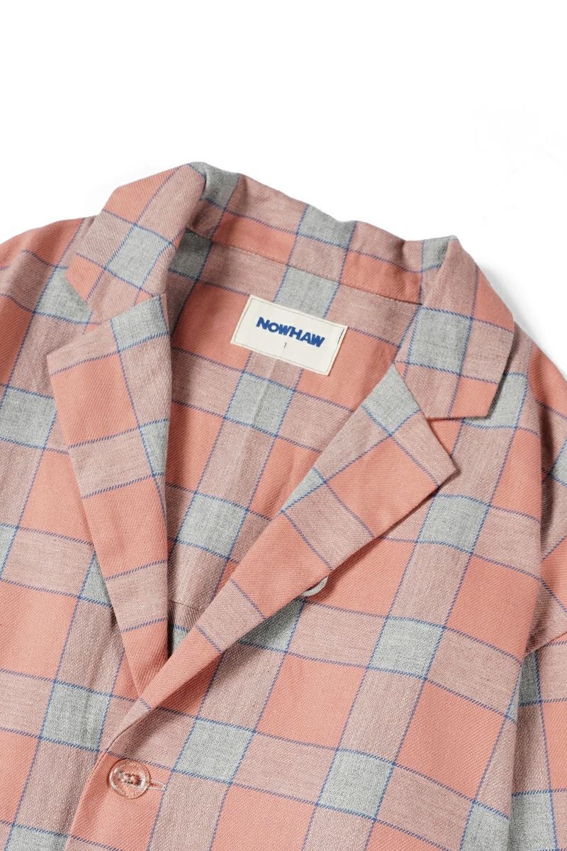 NOWHAW(ノウハウ)day pajama / #cotton_twill_check デイ パジャマ コットンツイルチェック P-S491-H -14
