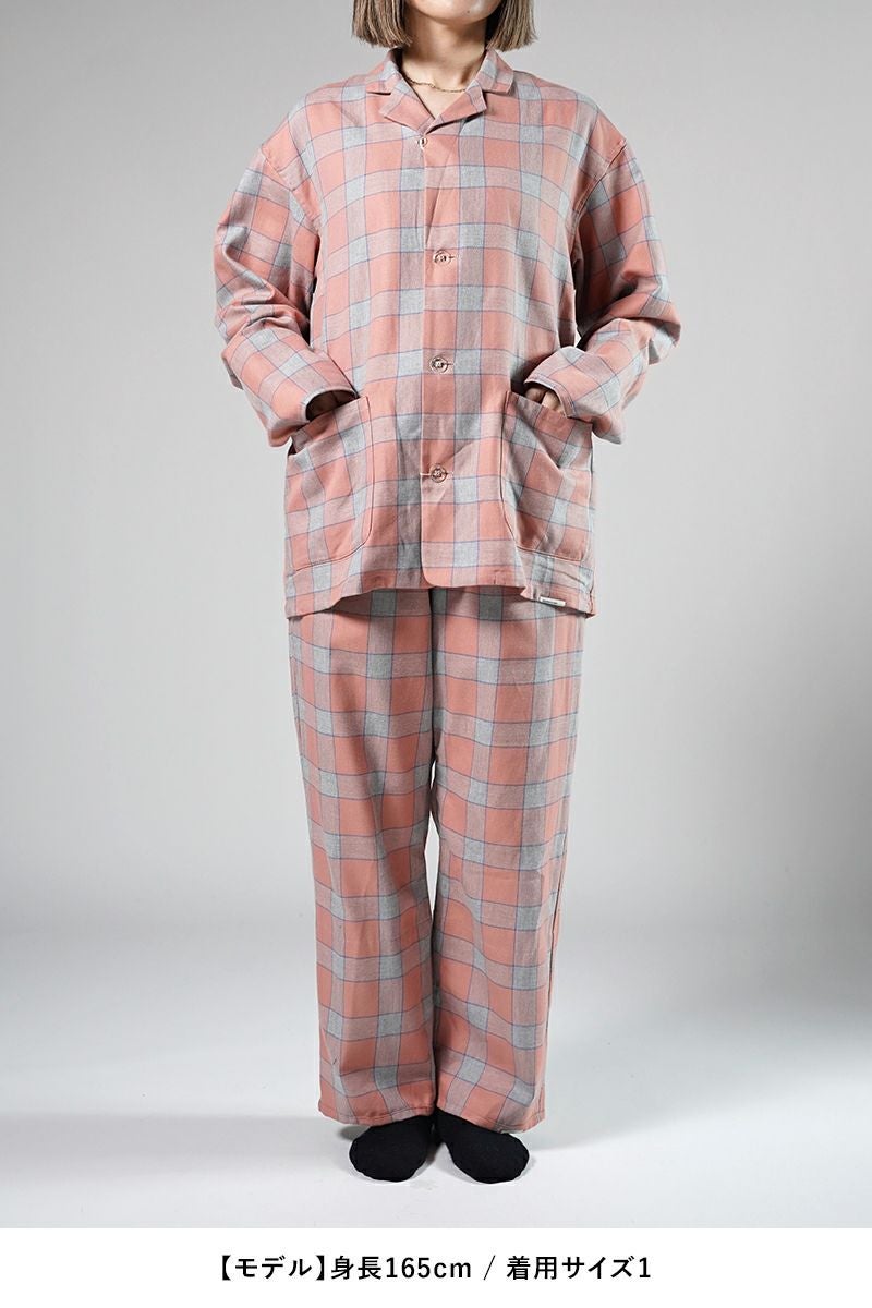 NOWHAW(ノウハウ)day pajama / #cotton_twill_check デイ パジャマ コットンツイルチェック P-S491-H -27