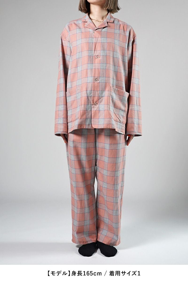 NOWHAW(ノウハウ)day pajama / #cotton_twill_check デイ パジャマ コットンツイルチェック P-S491-H -29
