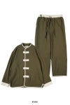 NOWHAW(ノウハウ)kung-fu pajama #cotton_silk_nep クンフー パジャマ コットンシルクネップビエラ P-S499-H -26