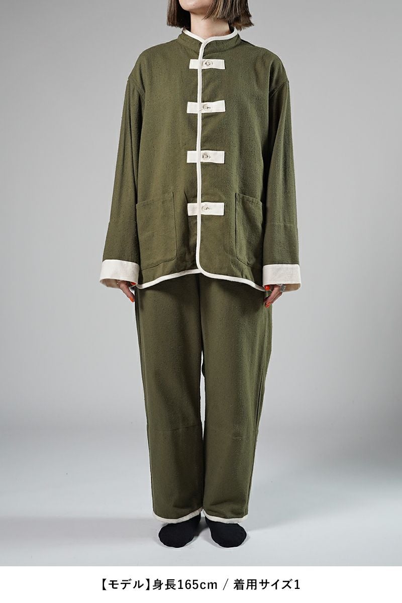 NOWHAW(ノウハウ)kung-fu pajama #cotton_silk_nep クンフー パジャマ コットンシルクネップビエラ P-S499-H -29