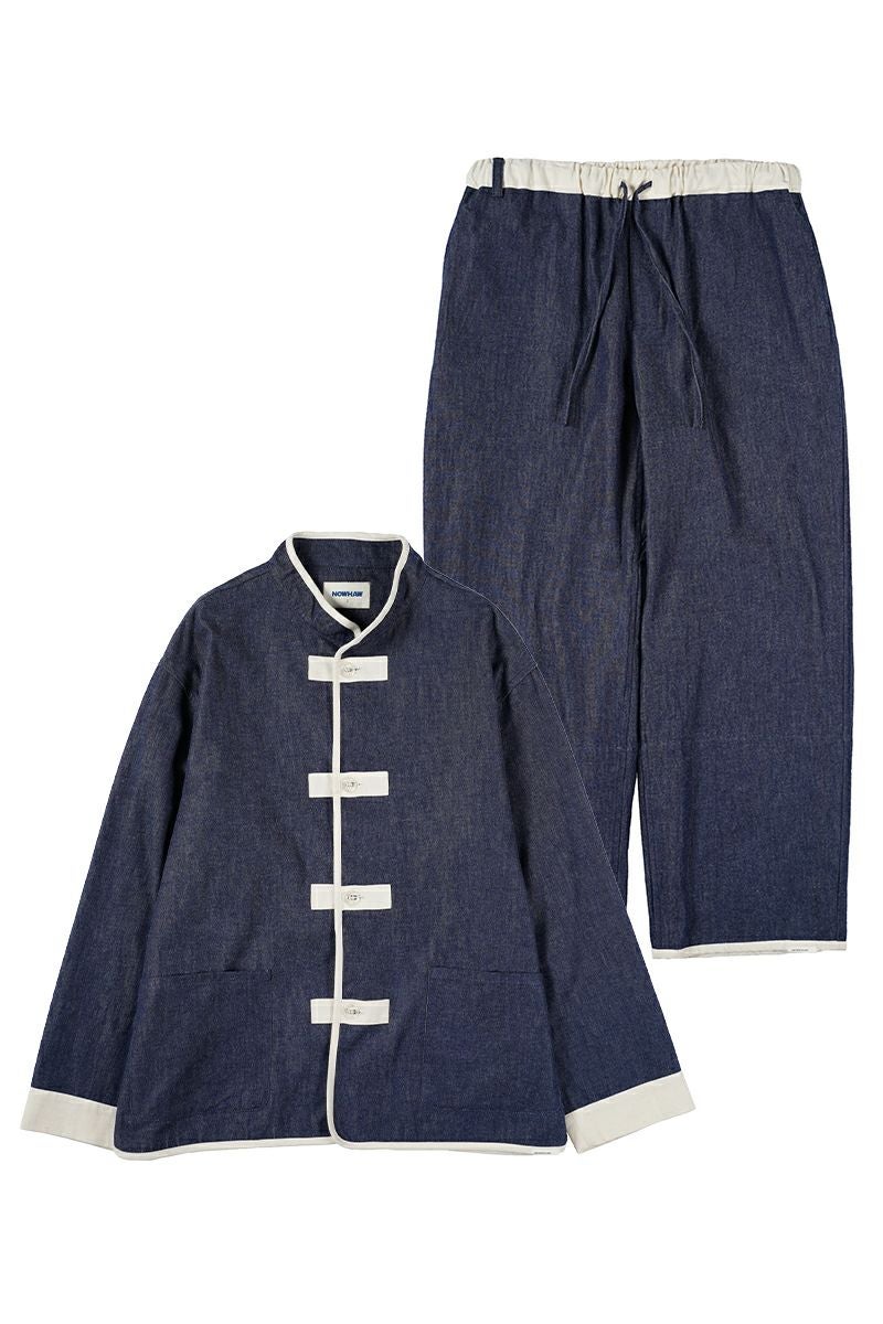 NOWHAW(ノウハウ)kung-fu pajama #denim クンフーパジャマ デニム P-S509-H