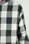 Porter Classic(ポータークラシック)ブロックチェックスタンドカラーシャツ BLOCK CHECK STAND COLLAR SHIRT PC-016-2474 -2