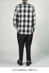 Porter Classic(ポータークラシック)ブロックチェックスタンドカラーシャツ BLOCK CHECK STAND COLLAR SHIRT PC-016-2474 -5
