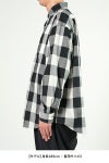 Porter Classic(ポータークラシック)ブロックチェックスタンドカラーシャツ BLOCK CHECK STAND COLLAR SHIRT PC-016-2474 -7
