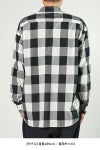 Porter Classic(ポータークラシック)ブロックチェックスタンドカラーシャツ BLOCK CHECK STAND COLLAR SHIRT PC-016-2474 -8