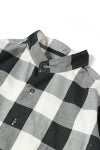 Porter Classic(ポータークラシック)ブロックチェックスタンドカラーシャツ BLOCK CHECK STAND COLLAR SHIRT PC-016-2474 -11
