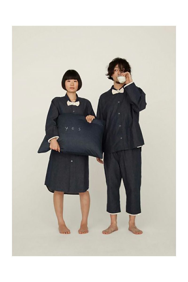 NOWHAW(ノウハウ)yes no pillow #denim P-09-Z -6