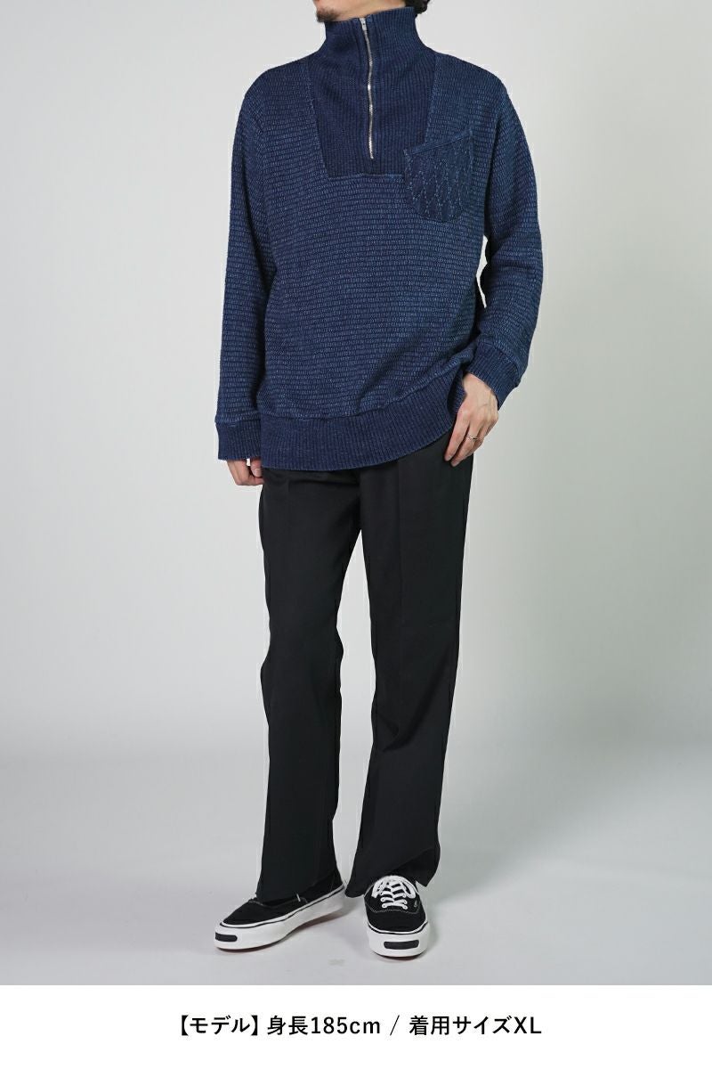 Porter Classic(ポータークラシック)BEATNIK KENDO KNIT HALF ZIP ビートニックケンドーニットハーフジップ　PC-030-2453 -5