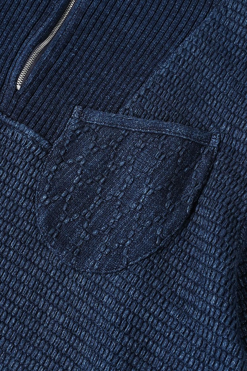 Porter Classic(ポータークラシック)BEATNIK KENDO KNIT HALF ZIP ビートニックケンドーニットハーフジップ　PC-030-2453 -13