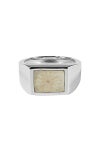 XOLO(ショロ)Signet Ring with White Flower シグネットリング ホワイトフラワー XOR045