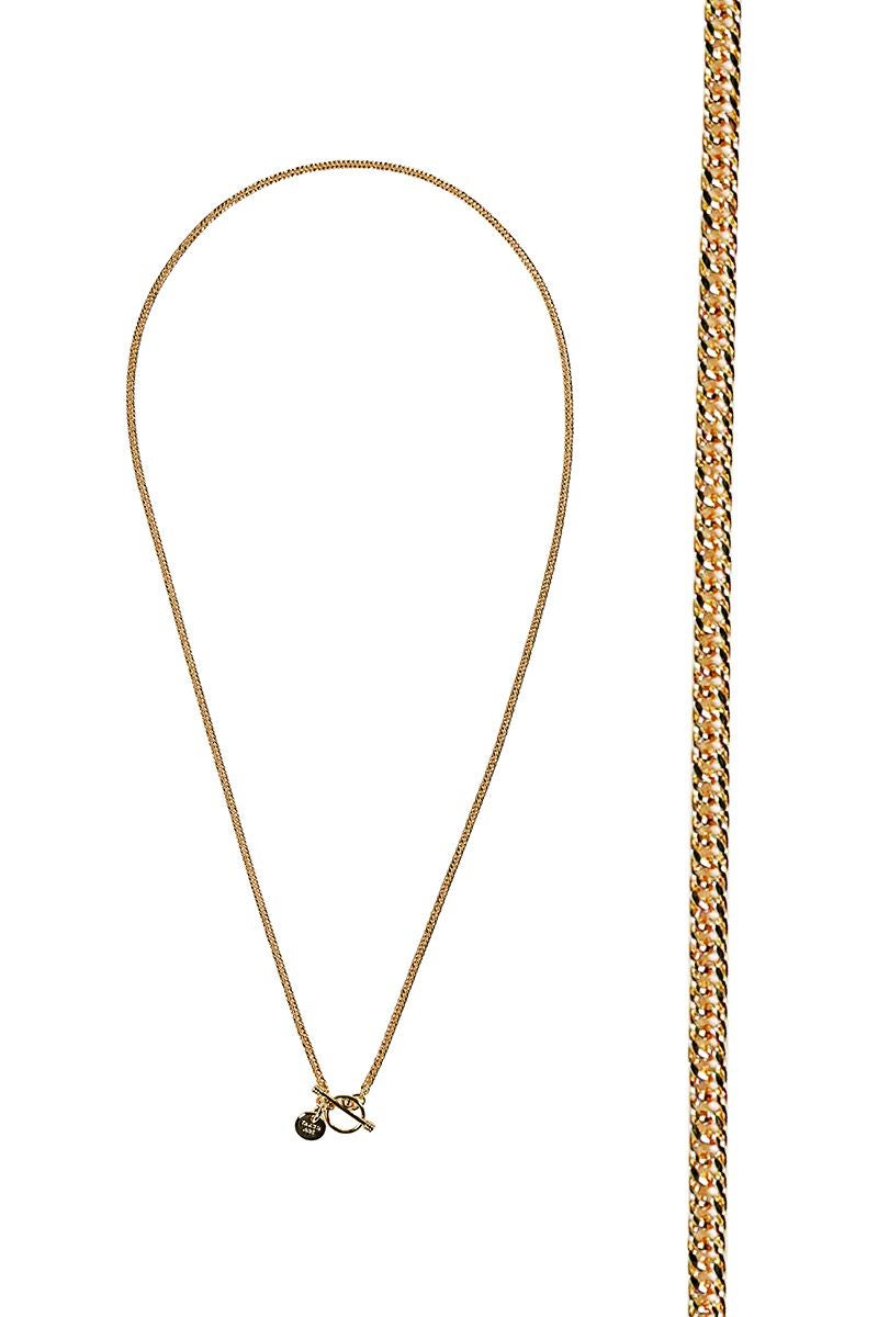 XOLO(ショロ)Flat Link Necklace 24K coating フラットリンクネックレス 24金コーティング XON013-50AG XON013-60AG