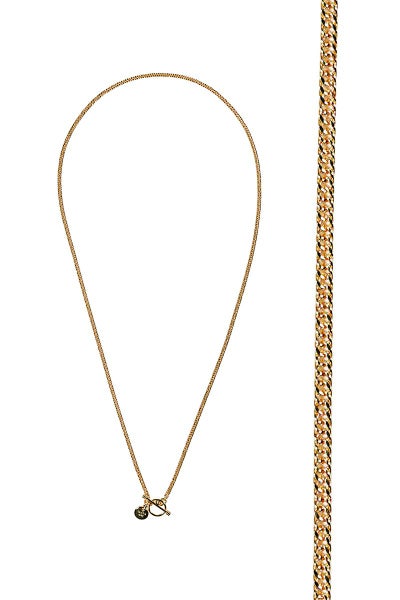 XOLO(ショロ)Flat Link Necklace 24K coating フラットリンクネックレス 24金コーティング XON013-50AG XON013-60AG