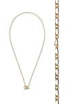 XOLO(ショロ)Oval Mutual Link Necklace -Small- 24K coating オーバルミューチュアルリンクネックレス スモール 24金コーティング XON017-50AG XON017-60AG