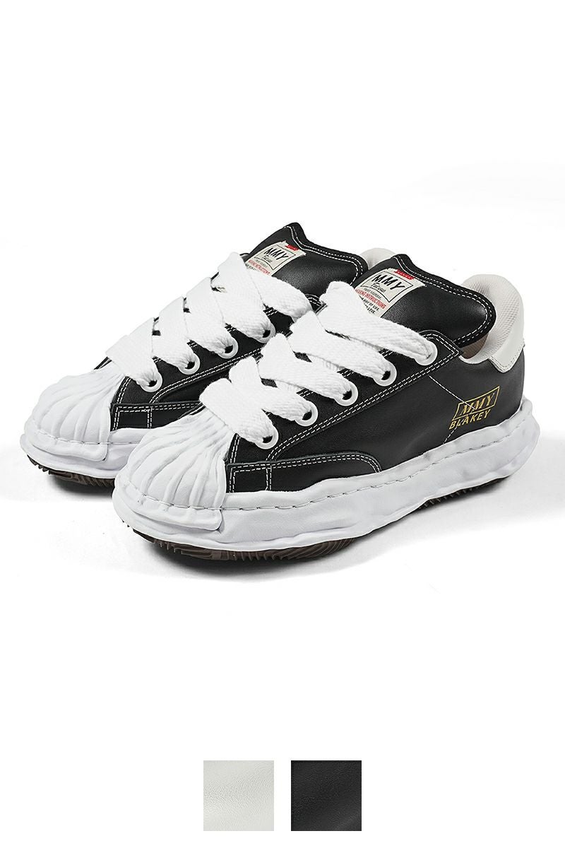 Maison MIHARA YASUHIRO(メゾン ミハラヤスヒロ)BLAKEY original stc sole leather puffer Low-Top sneaker ブレイキーオリジナルソール レザーパッファー ローカットスニーカーA12FW723