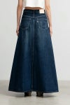 Graphpaper(グラフペーパー)Selvage Denim Skirt-DARK FADE- セルビッチデニムスカート GL24140190DB -6