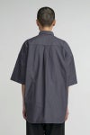 Graphpaper(グラフペーパー)Oxford S/S Oversized B.D Shirt オックスフォード半袖オーバーサイズボタンダウンシャツ GM241-50023B -6