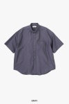 Graphpaper(グラフペーパー)Oxford S/S Oversized B.D Shirt オックスフォード半袖オーバーサイズボタンダウンシャツ GM241-50023B -8