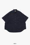 Graphpaper(グラフペーパー)Oxford S/S Oversized B.D Shirt オックスフォード半袖オーバーサイズボタンダウンシャツ GM241-50023B -9