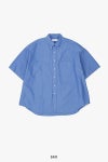 Graphpaper(グラフペーパー)Oxford S/S Oversized B.D Shirt オックスフォード半袖オーバーサイズボタンダウンシャツ GM241-50023B -10