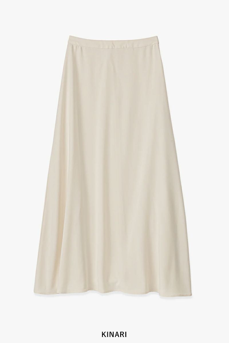 Graphpaper(グラフペーパー)Satin Flare Skirt サテンフレアスカート GL241-40257C -2
