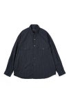 Porter Classic(ポータークラシック)ROLL UP PIN STRIPE SHIRT ロールアップピンストライプシャツ PC-016-2757