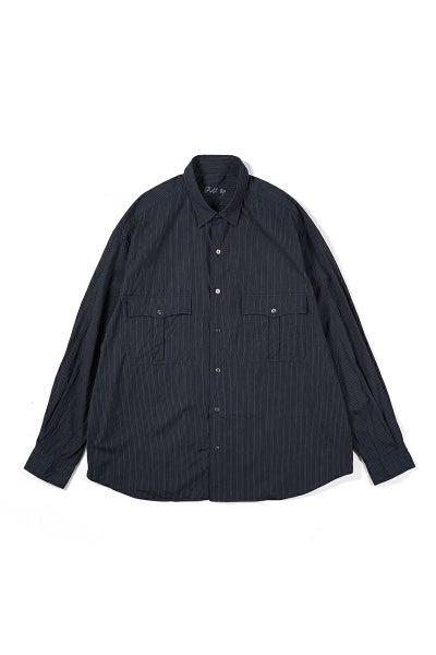 Porter Classic(ポータークラシック)ROLL UP PIN STRIPE SHIRT ロールアップピンストライプシャツ PC-016-2757
