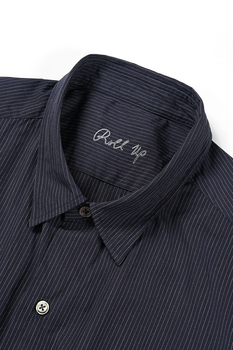 Porter Classic(ポータークラシック)ROLL UP PIN STRIPE SHIRT ロールアップピンストライプシャツ PC-016-2757 -12
