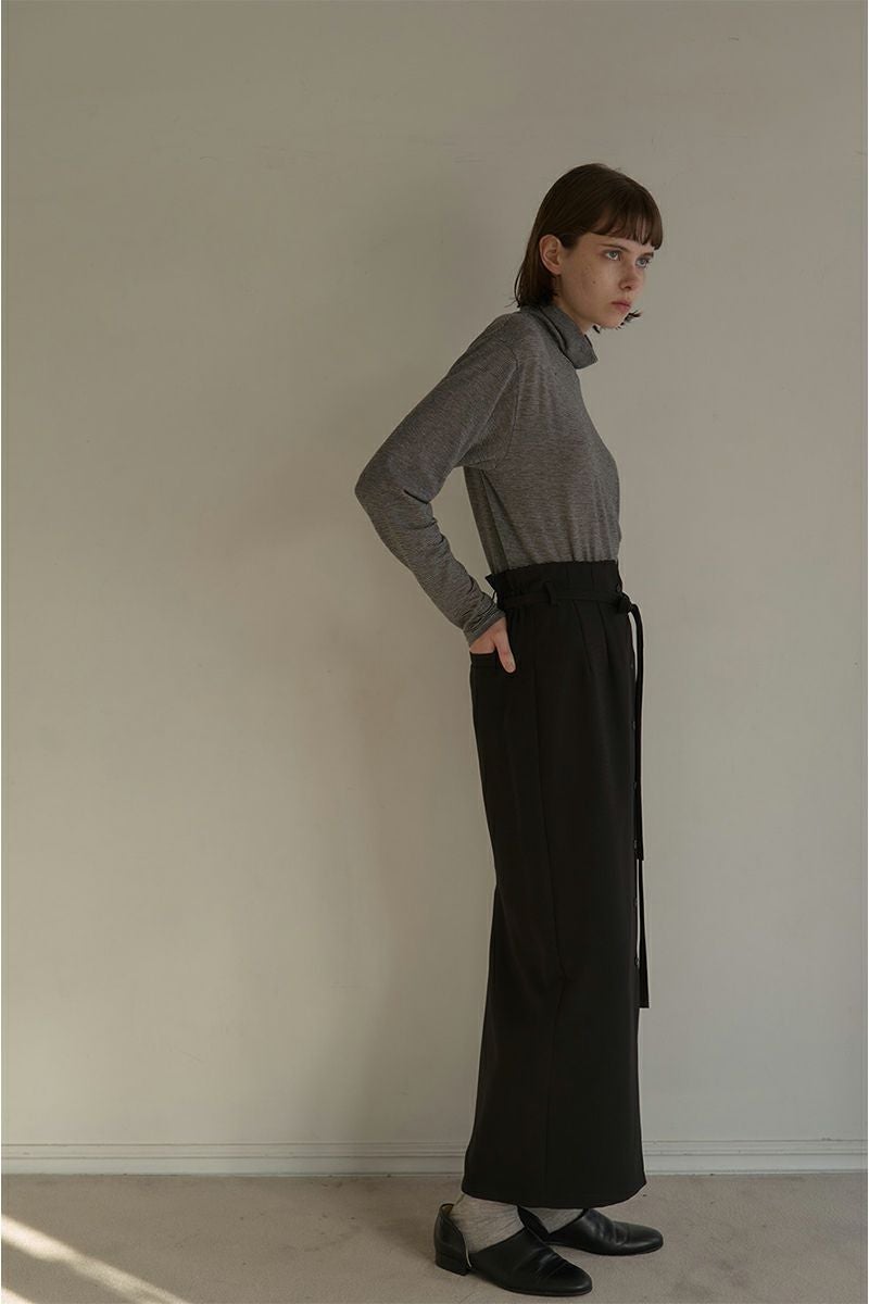 MANOF(マノフ)CENTER BUTTON PENCIL SKIRT センターボタンペンシルスカート 86109-6022 -6