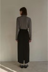 MANOF(マノフ)CENTER BUTTON PENCIL SKIRT センターボタンペンシルスカート 86109-6022 -7
