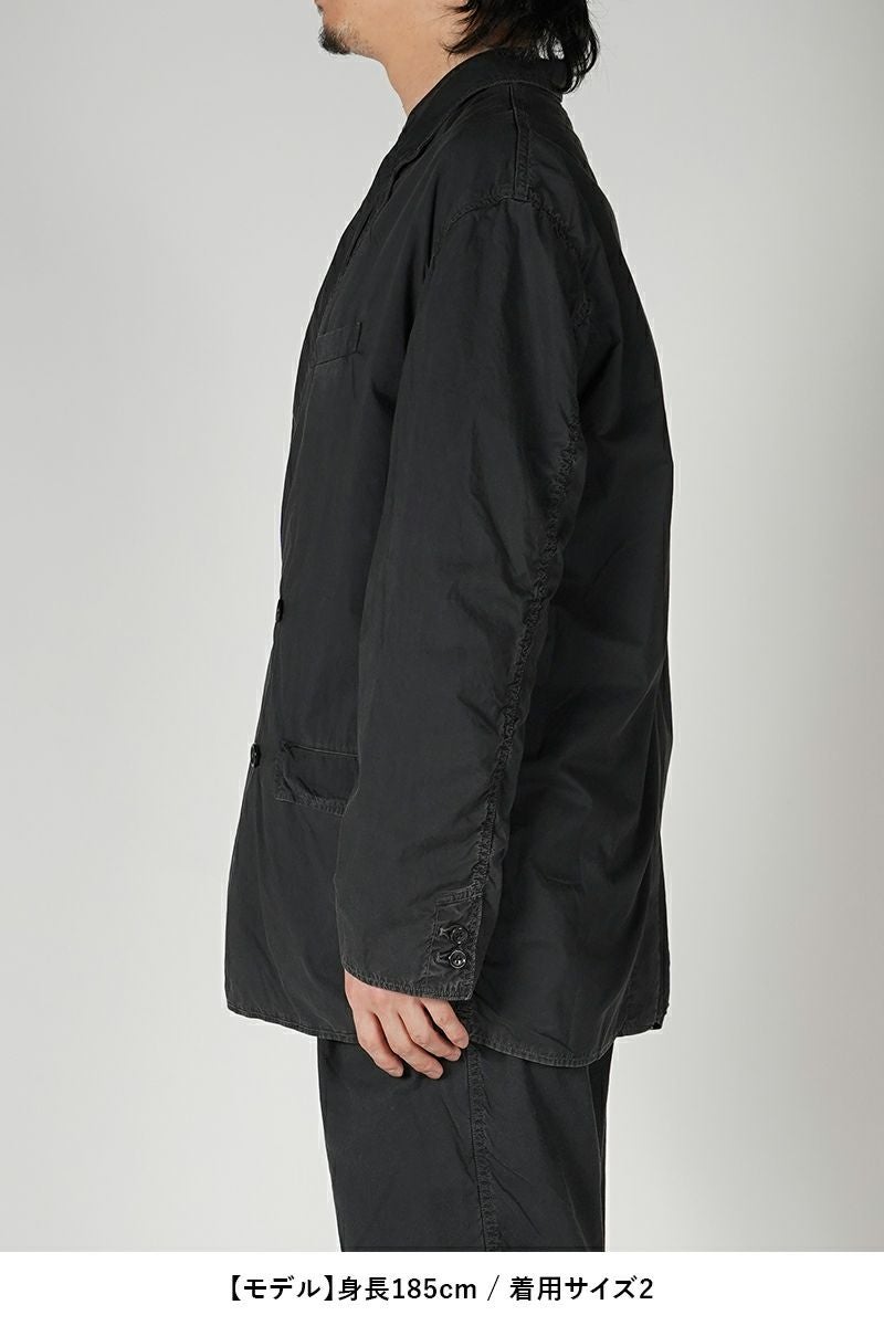 Graphpaper Garment Dyed ダブルジャケット ブラック Graphpaper(グラフペーパー)Garment Dyed Typewriter Double Jacket