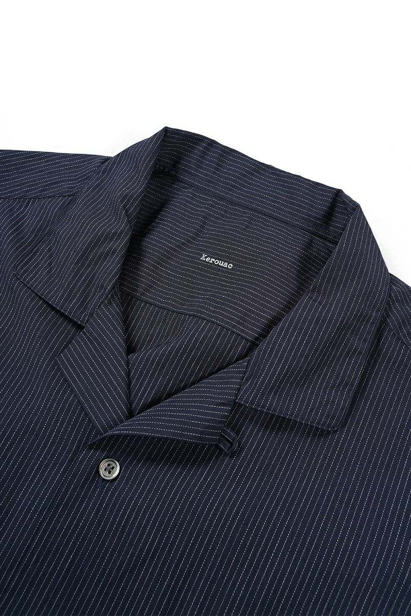 Porter Classic(ポータークラシック)KEROUAC PIN STRIPE SHIRT ケルアックピンストライプシャツ PC-016-2762 -12
