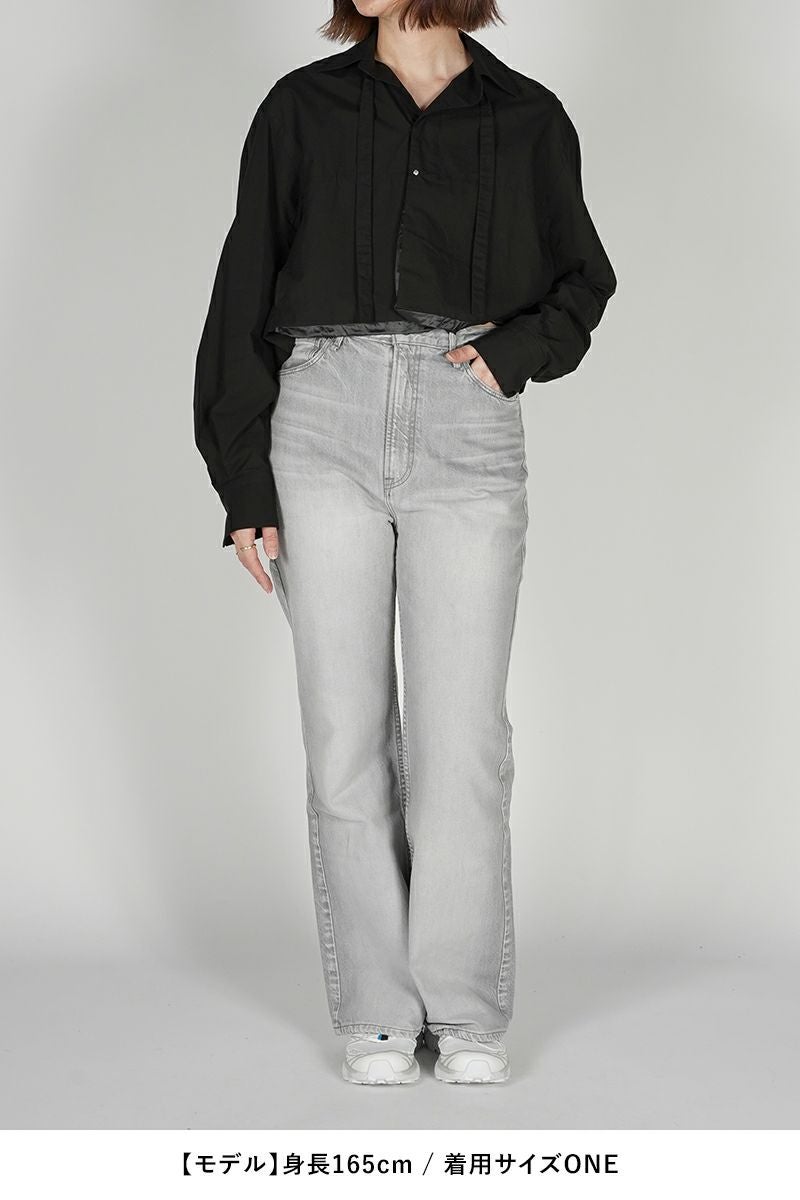 NTN(エヌティーエヌ)CROPPED SHIRT クロップドシャツ 24-NS003046 -8