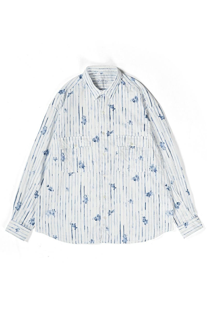 Porter Classic(ポータークラシック)ROLL UP 水彩 STRIPE SHIRT ロールアップ水彩ストライプシャツ PC-016-2216 -10