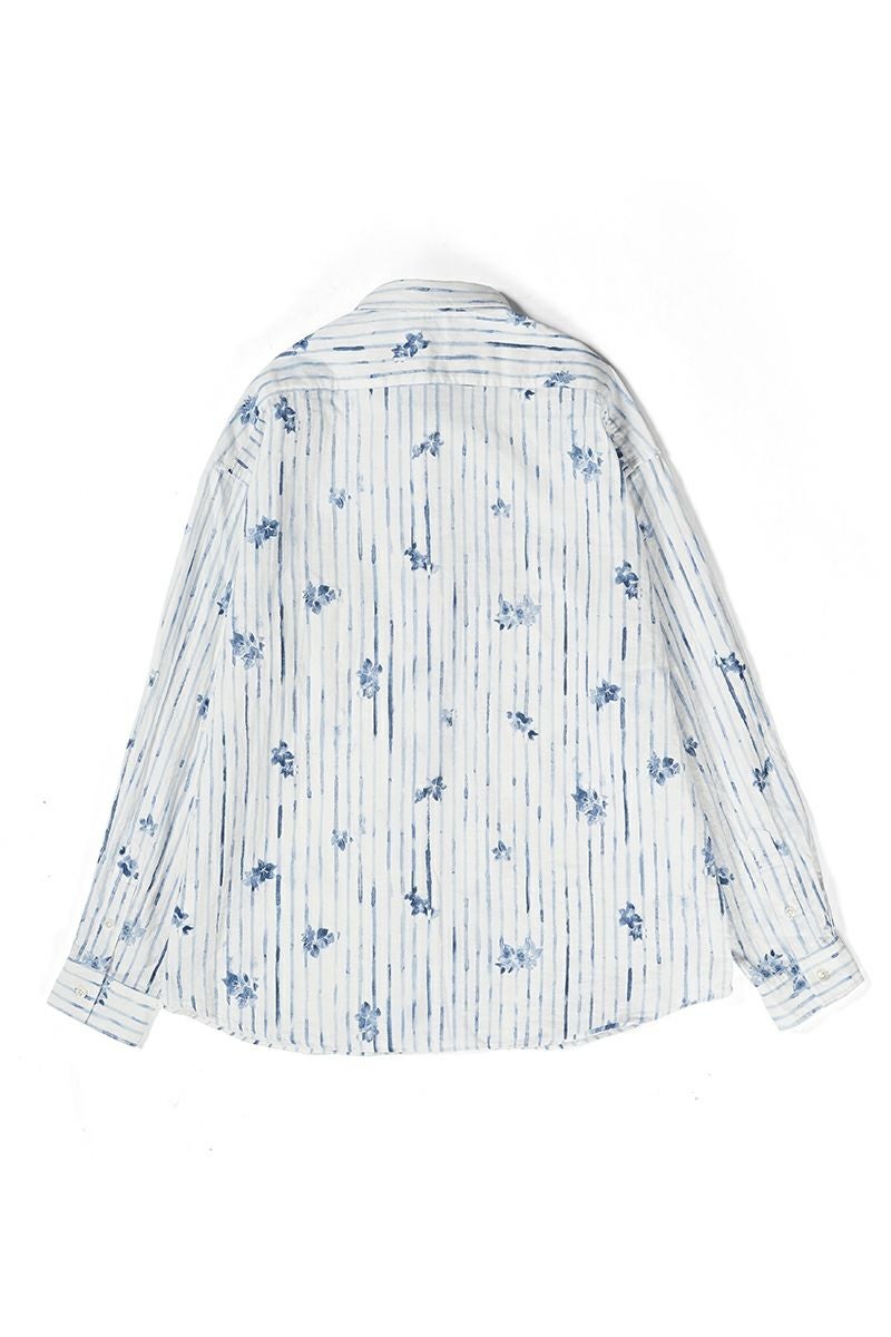 Porter Classic(ポータークラシック)ROLL UP 水彩 STRIPE SHIRT ロールアップ水彩ストライプシャツ PC-016-2216 -11