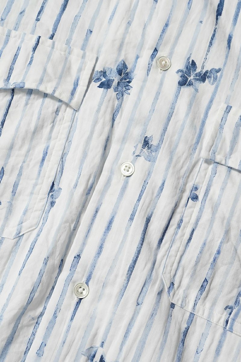 Porter Classic(ポータークラシック)ROLL UP 水彩 STRIPE SHIRT ロールアップ水彩ストライプシャツ PC-016-2216 -14