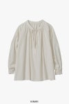 Graphpaper(グラフペーパー)Linen Cupro Smock Blouse リネンキュプラスモックブラウス GL241-50241 -1